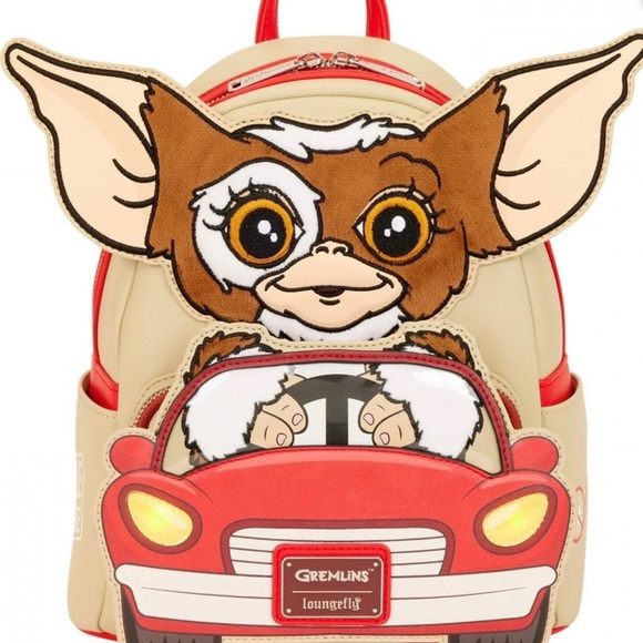 Loungefly Handbags - NWT Loungefly Gremlins Gizmo Driving Mini Backpack.